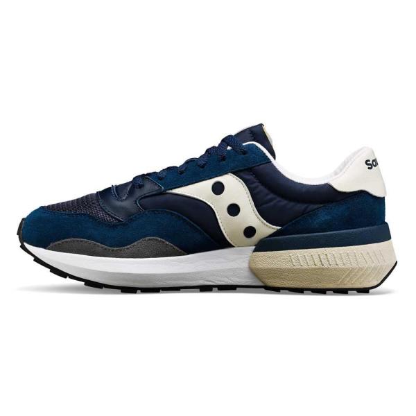 【並行輸入品】Saucony Shoes Men Leather Blend Navy 43 S70...