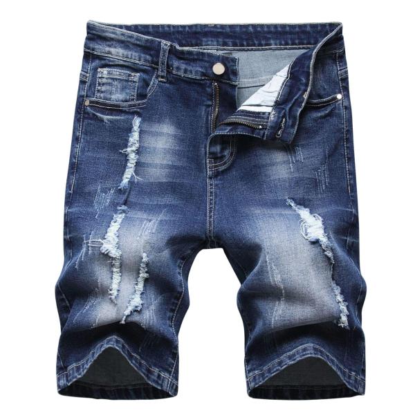【並行輸入品】Casual Shorts Men Jeans Shorts for Men Clas...
