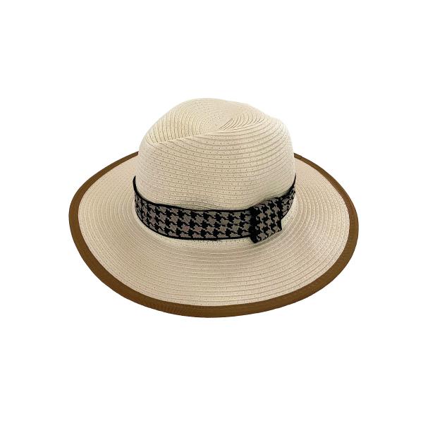 【並行輸入品】OPTIGRAM Women Wide Brim Flower Trimmed Bon...