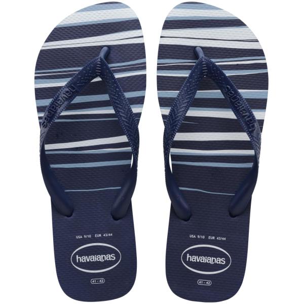 【並行輸入品】Havaianas メンズ トップ ベーシック ビーチサンダル, ネイビー/ネイビー/...