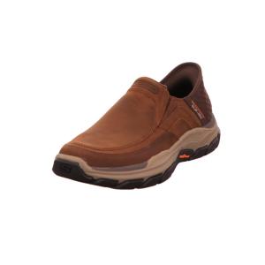 【並行輸入品】Skechers メンズ Respected Elgin ハンズフリー スリップインモカシン, ブラウン, 9 X Wide Sk