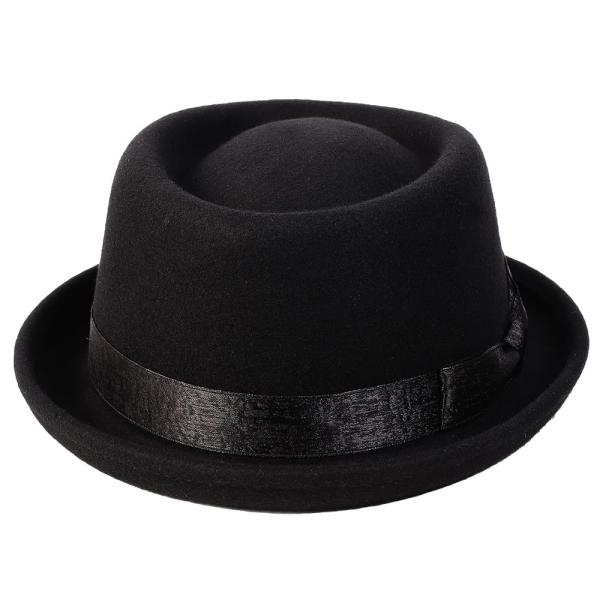 【並行輸入品】Pork Pie Hat Porkpie Hats Wool Felt Mens Fe...