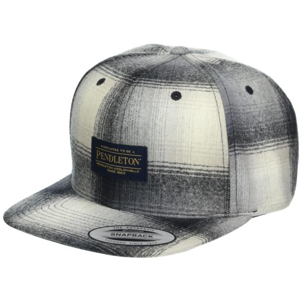 【並行輸入品】Pendleton Men's Logo Flat Brim Hat, Tan/Sla...