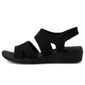 【並行輸入品】Skechers (スケッチャーズ) レディース Arya Modern ミューズサンダル, ブラック/ブラック, 11 Skec