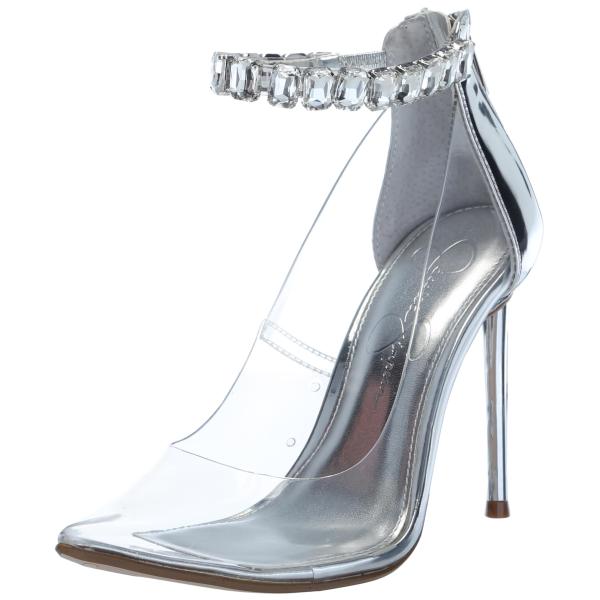 【並行輸入品】Jessica Simpson レディース Samiyah 装飾アンクルストラップ ス...