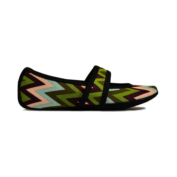 【並行輸入品】Nufoot Women's Betsy Lou Slipper, Chevron, ...