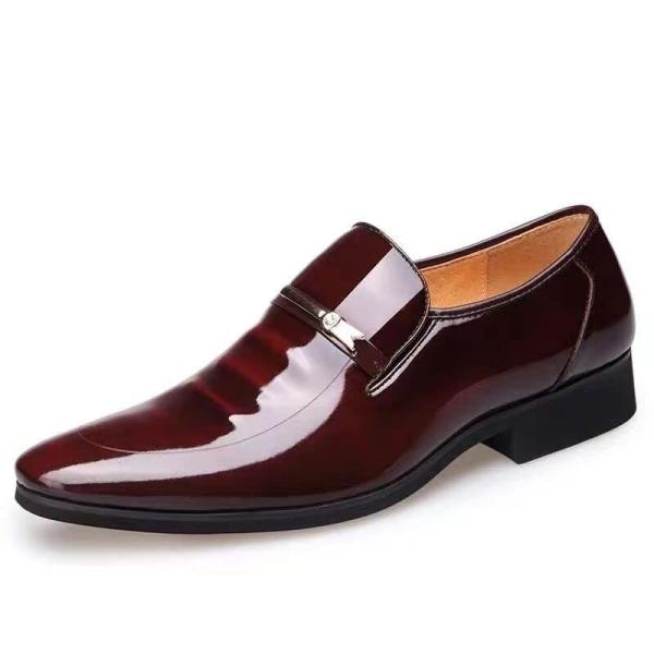 【並行輸入品】Men's Dress Shoes Oxford Formal Classic Bus...