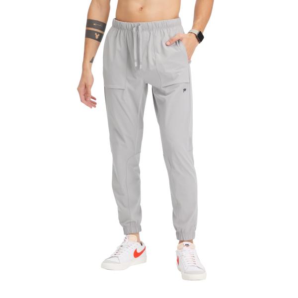 【並行輸入品】Fabletics メンズ The One ジョガーパンツ, シャドーグレー, Lar...