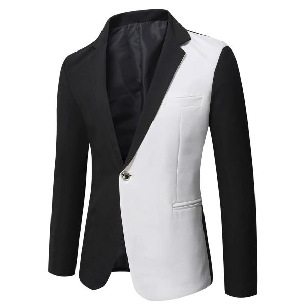 【並行輸入品】Navy Blue Suit Men Suits Slim Fit 2 Piece B...