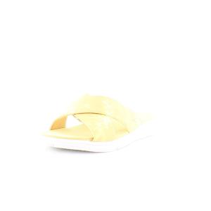 【並行輸入品】Ryka レディース Malin フラット スリップオン スライドサンダル, イエロー, 9 Ryka Womens Malin