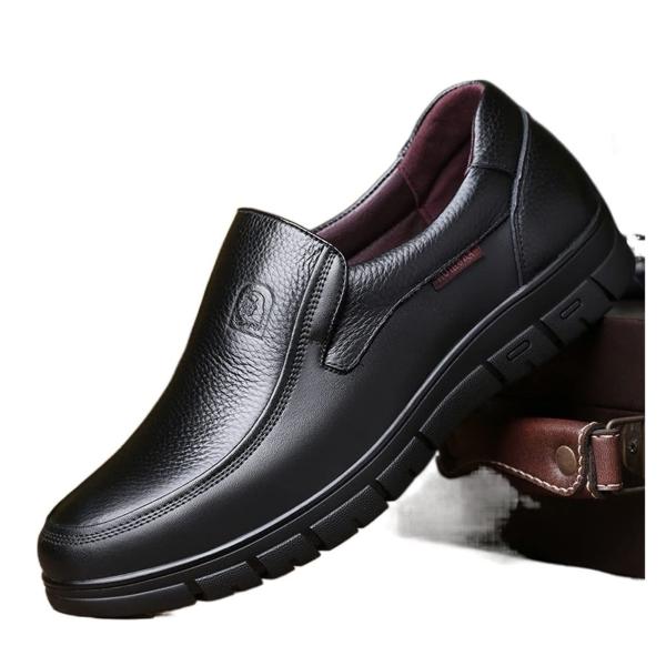 【並行輸入品】SpaRcz Men's Genuine Leather Shoes Head Lea...