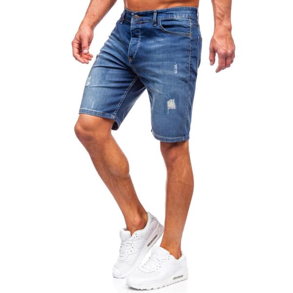 【並行輸入品】Muscle Alive Men's Denim Shorts 11" Inseam ...