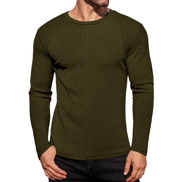 【並行輸入品】Ekouaer Soft Men's Sweater Long Sleeve Ther...