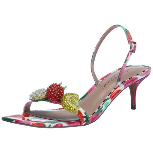 【並行輸入品】Betsey Johnson レディース Colson ヒールサンダル, ベリーマルチ...