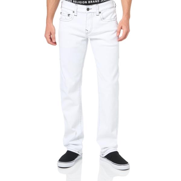 【並行輸入品】True Religion メンズ Ricky Sn Nf 股下32インチ, ホワイト...