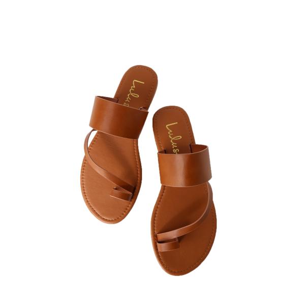 【並行輸入品】Lulus レディース Avena フラットサンダル, ライトタン, 5 Lulus ...