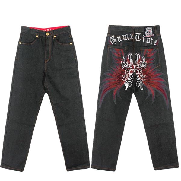 【並行輸入品】NCDUANSAN Gothic Men's Denim Pants Street T...