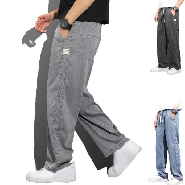 【並行輸入品】Ice Silk Jeans for Men, Men's Breathable Wi...