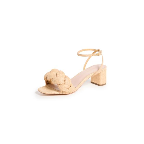 【並行輸入品】Loeffler Randall レディース アヴリルサンダル, ナチュラル, 24 ...