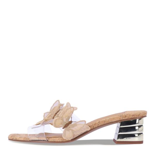 【並行輸入品】J. Renee レディース Cybel サンダル, クリア/ナチュラル/ゴールド。,...