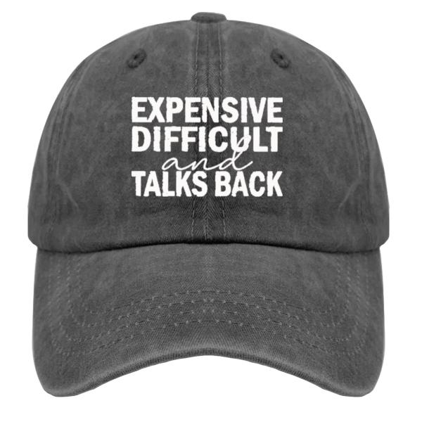 【並行輸入品】Expensive Difficult and Talks Back Hat for ...