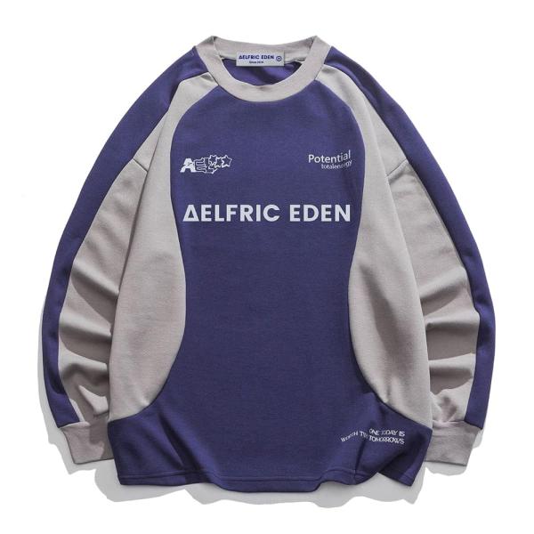 【並行輸入品】Aelfric Eden Men's PVintage Colorblock Lett...