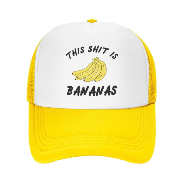 【並行輸入品】This Shit is Bananas Mesh Hat Men Women Bas...