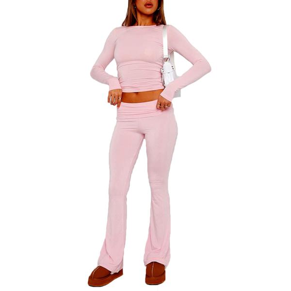 【並行輸入品】MIZMRSMAIS Women Basic Two piece Outfit Lou...