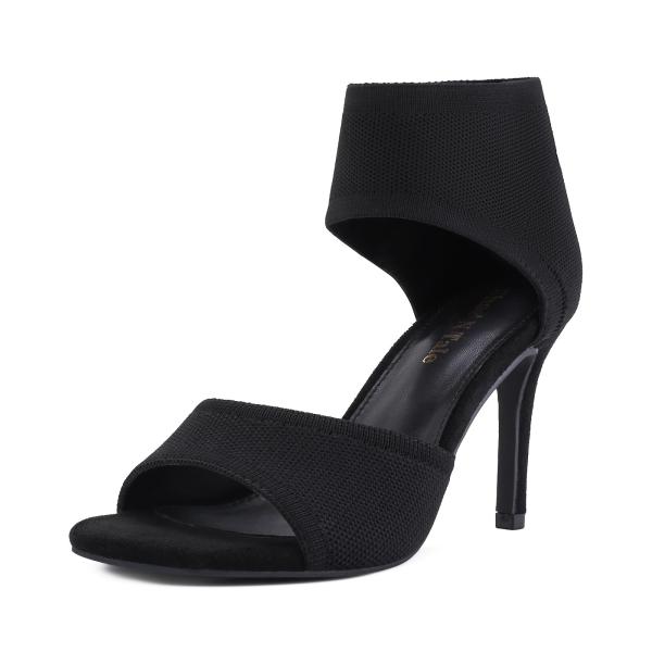 【並行輸入品】Shoe'N Tale Knit Ankle Hign Heels for Women...