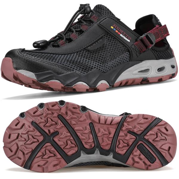 【並行輸入品】HUMTTO Women's Summer Hiking Sandals Amphib...