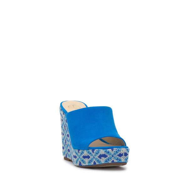【並行輸入品】Jessica Simpson レディース Shantell4 ウェッジサンダル, ブ...