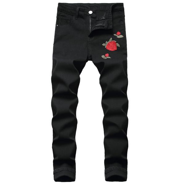 【並行輸入品】HuuPrr Men's Ripped Jeans Slim Fit Stretch ...