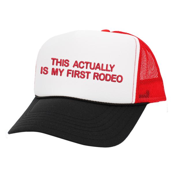 【並行輸入品】This Actually is My First Rodeo Hat Embroid...