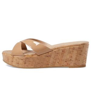 【並行輸入品】Stuart Weitzman レディース カルメン プラットフォームスライド, アドビ(Adobe), 24.5 Stuart