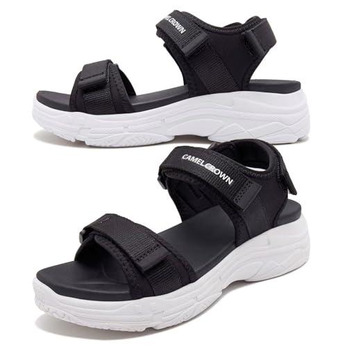 【並行輸入品】CAMEL CROWN Women's Athletic Sandals Platfo...