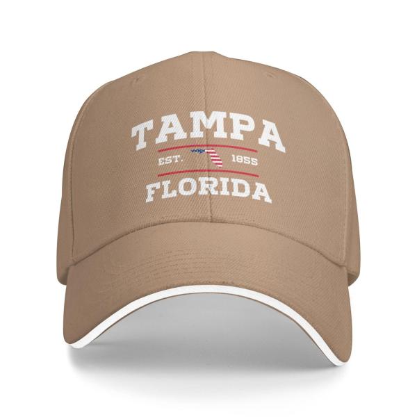 【並行輸入品】I Love Tampa 1855 Florida Hat for Men Women...