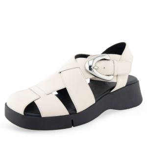 【並行輸入品】Aerosoles レディース ファビアン スポーツサンダル, エッグノッグレザー。, 24.5 Aerosoles Women'