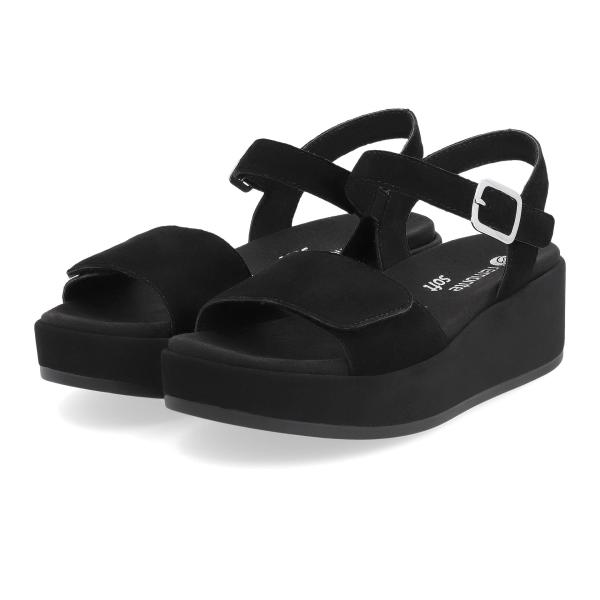 【並行輸入品】Rieker Women&apos;s Jocelyn 50 Sandal, Black, 8
