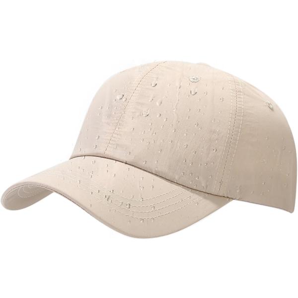 【並行輸入品】Beige Waterproof Baseball Cap for Men Women...