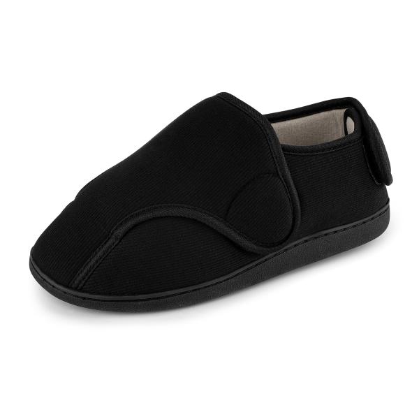 【並行輸入品】TIESTRA Women's Wide Diabetic Slippers Adju...