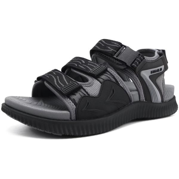 【並行輸入品】KuaiLu メンズ ハイキングサンダル アーチサポート 整形外科 ウォーキング リカ...
