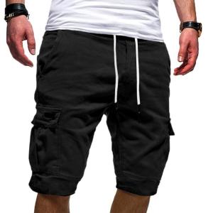 【並行輸入品】Generic Cargo Shorts for Men Below Knee Men Ripped Jeans Shorts