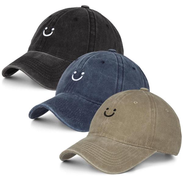 【並行輸入品】Washed Cotton Vintage Smile Mountain Baseba...