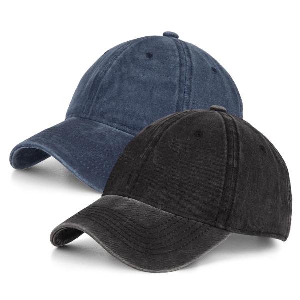 【並行輸入品】Washed Cotton Vintage Baseball Cap Sun Hats...