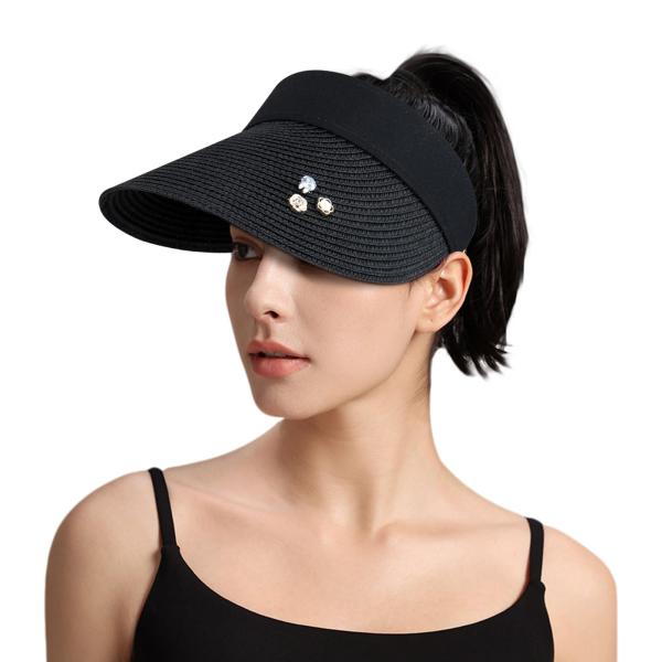 【並行輸入品】Peicees Wide Brim Visors for Women Packable...