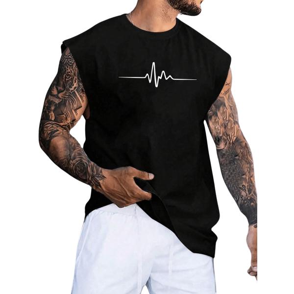 【並行輸入品】SweatyRocks Men's Graphic Printed Round Nec...