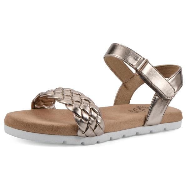 【並行輸入品】WHITE MOUNTAIN Kids Tidbit Braided Sandal, ...