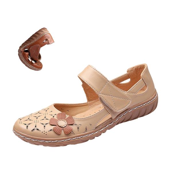 【並行輸入品】MOYOWEI Women's Closed Toe Mary Jane Flat S...