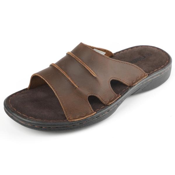 【並行輸入品】riemot Men's Leather Sandals Outdoor Walkin...