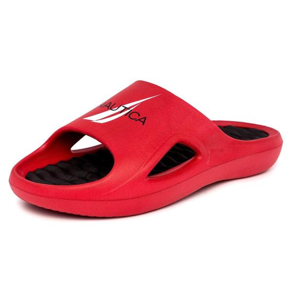 【並行輸入品】Nautica メンズ アスレチック スライド スポーツ シャワー サンダル インドア...